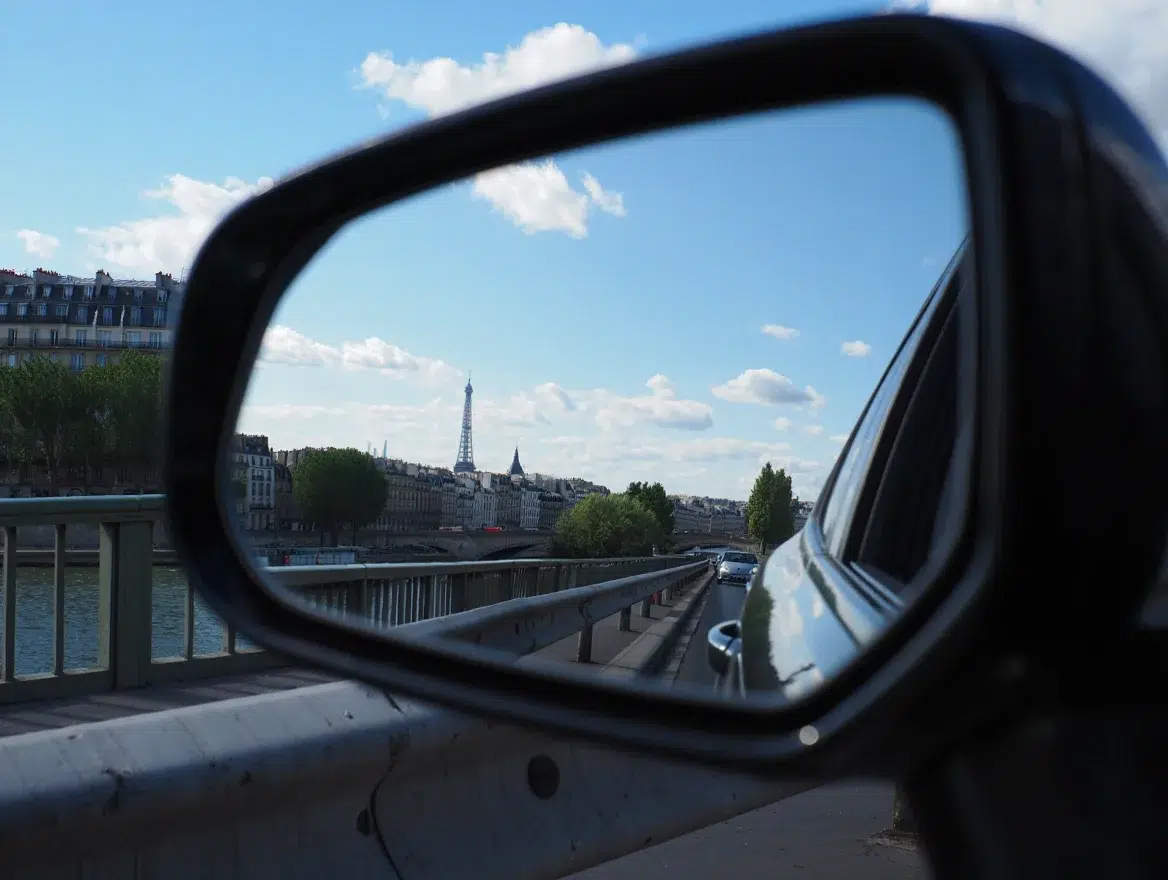 paris in the rearview mirror